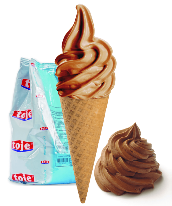 Mjukglassmix pulver Chokladgrädde - Soft serve mix powder Chocolate cream