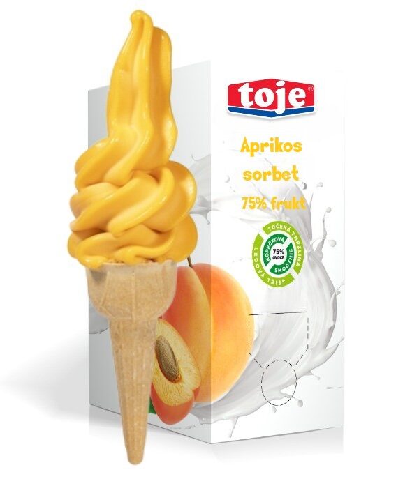 Sorbetmix koncentrat aprikos - Sorbet mix concentrate apricot