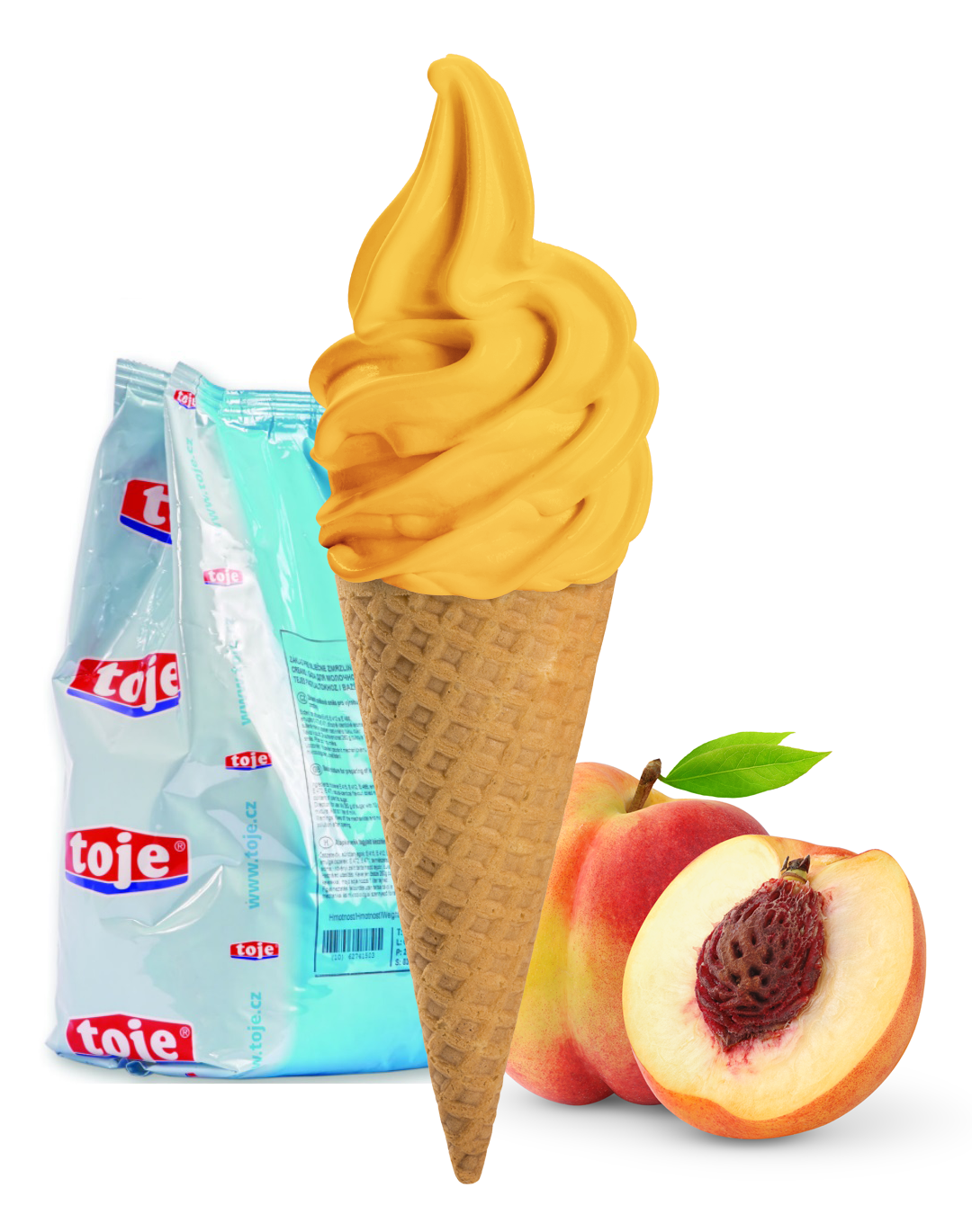 mjukglassmix-pulver-Persika-soft-serve-mix-powder-Peach Mjukglassmix pulver Persika - Soft serve mix powder Peach