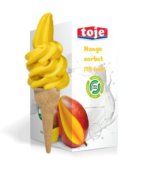 Sorbetmix BiB koncentrat Mango - Sorbet mix Bag-in-Box concentrate Mango