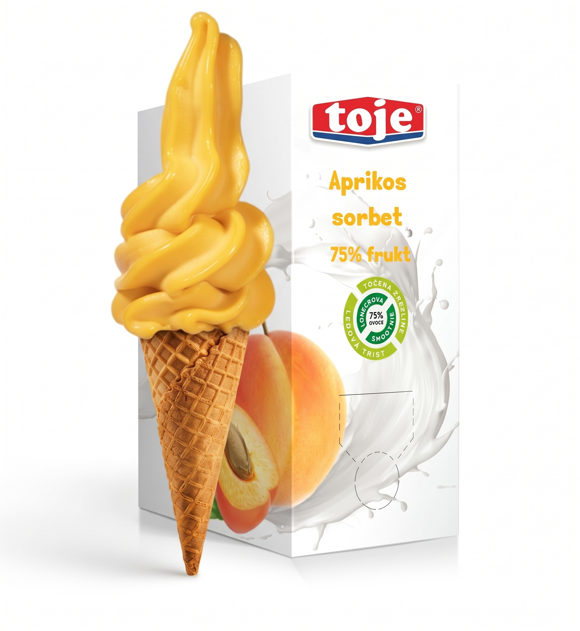 aprikos_sorbet_BiB Sorbet Aprikos 14kg - Bild 1