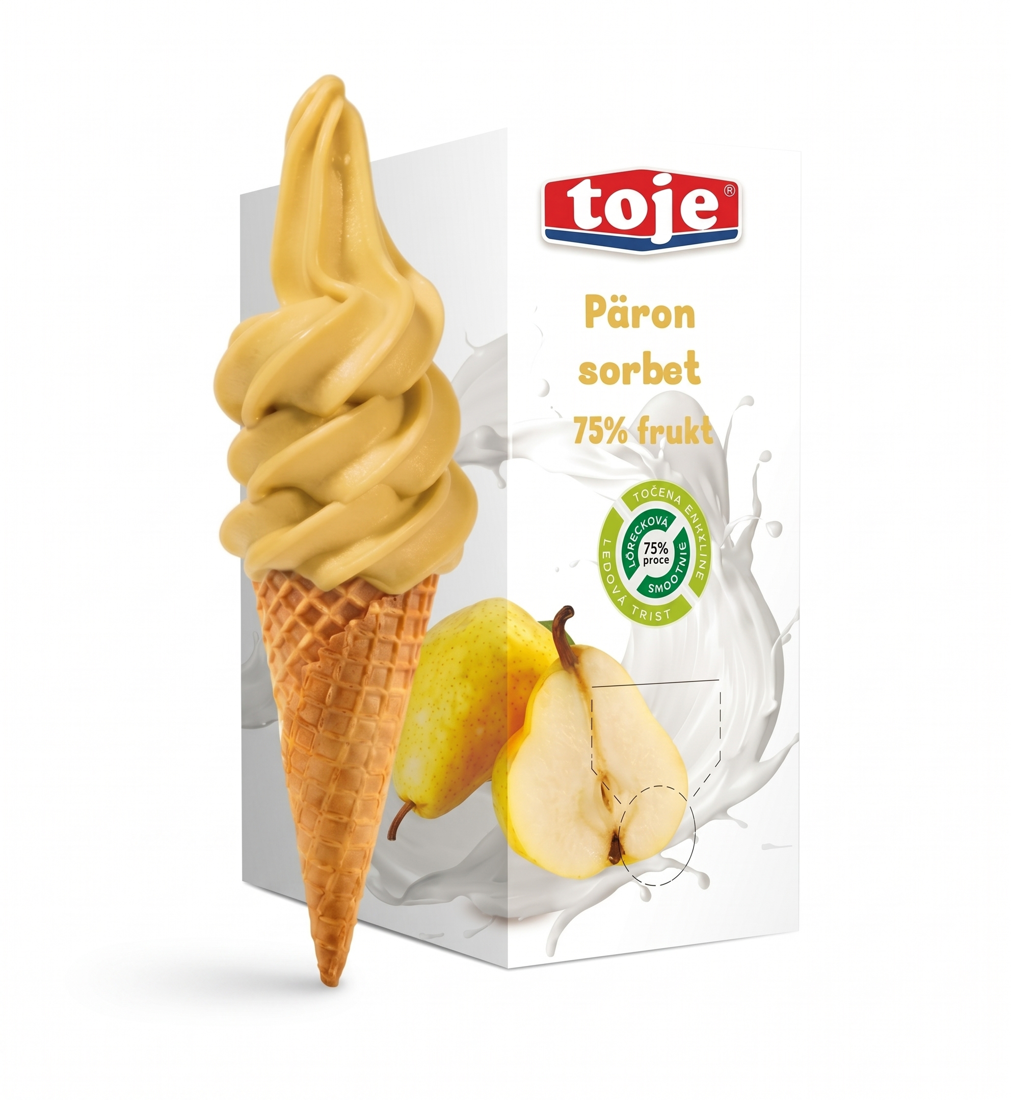 Päron_sorbet_BiB Sorbet Päron 14kg - Bild 1